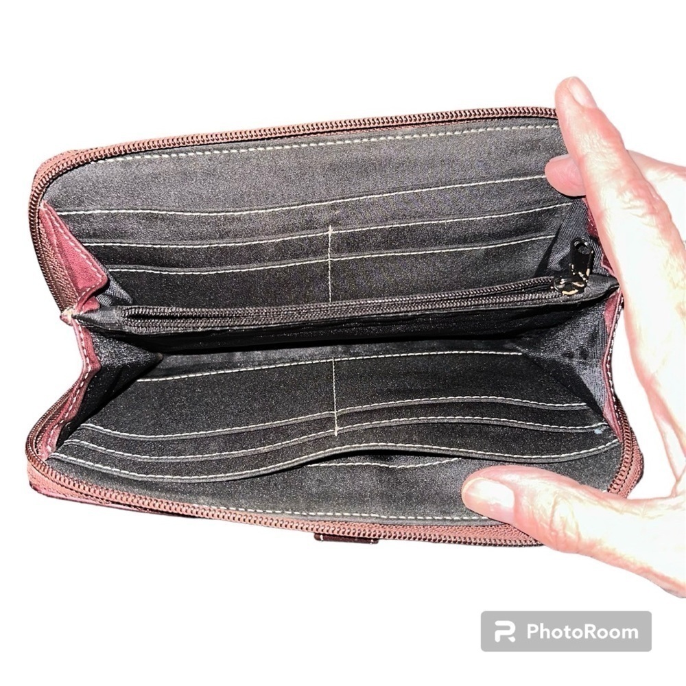 Tignanello Leather Wallet Accordion style - Picture 3 of 3